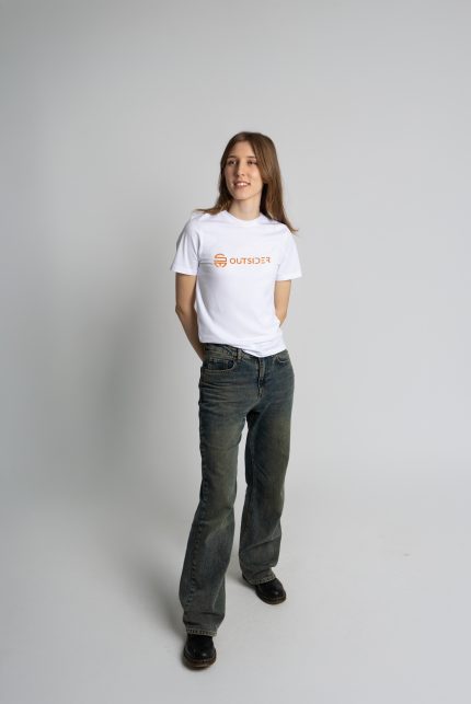 Bijela majica sa tangerine logom