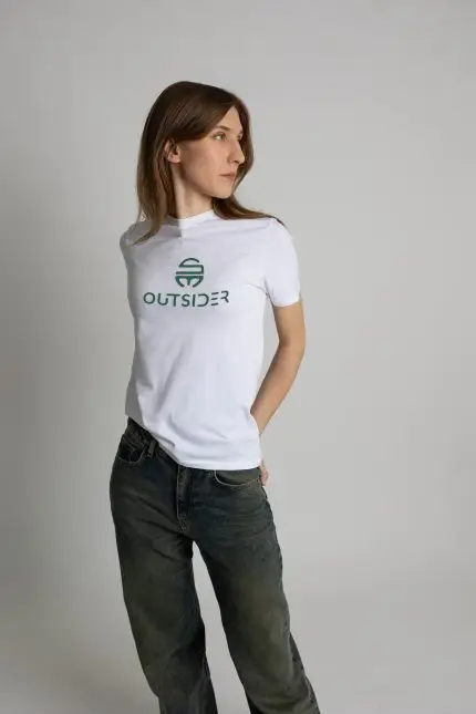 Bijela majica organski pamuk Outsider